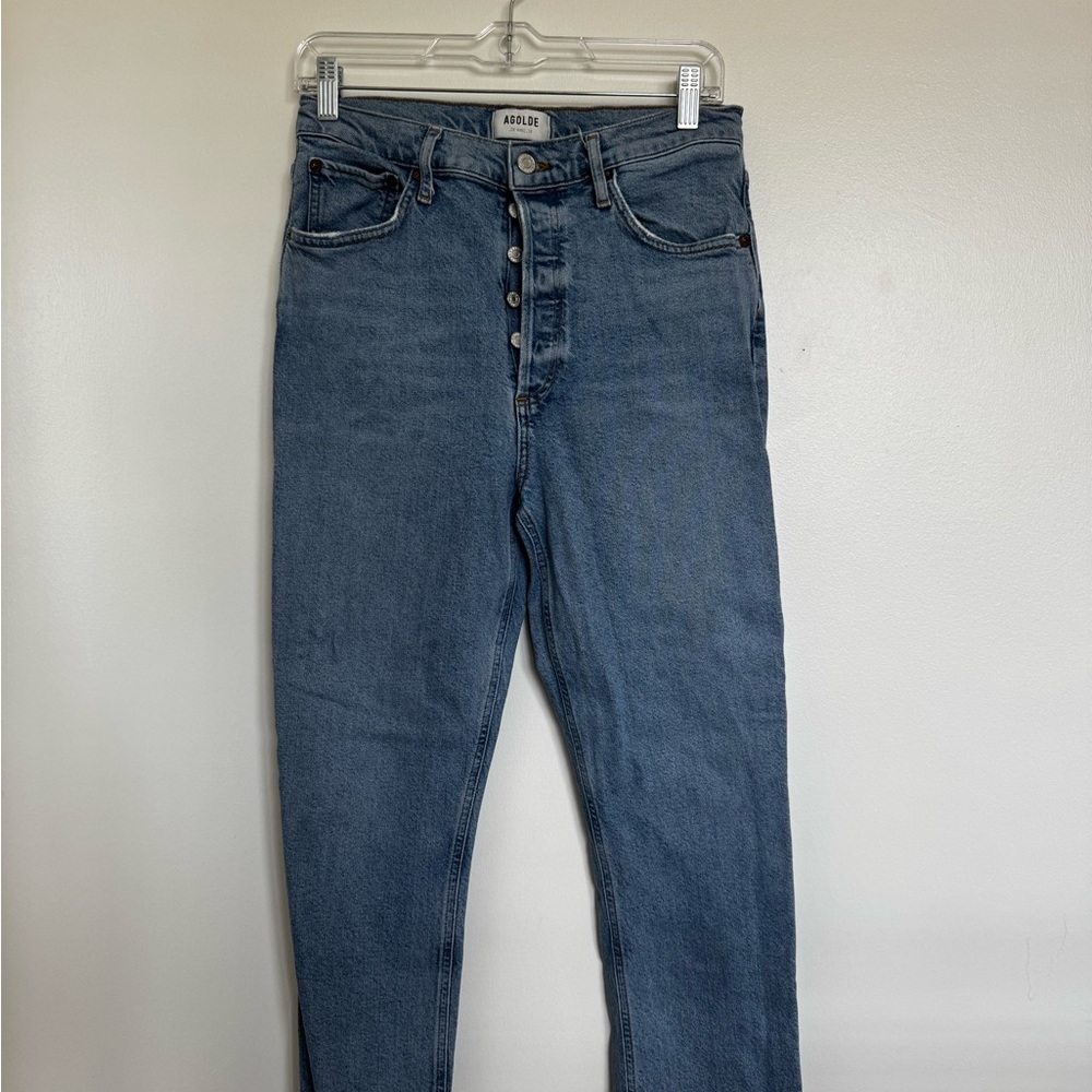 Agolde Women's Straight Leg Jeans - Blue